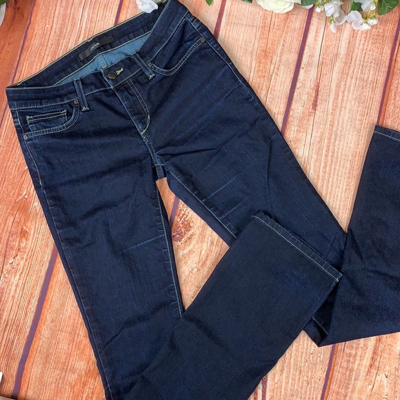 Joes "Gina" Slim Fit Mini Boot Dark Wash Jeans J88 - Picture 3 of 8